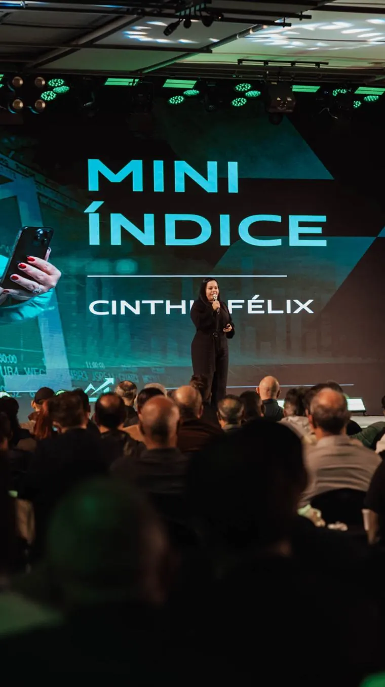 Aula de Mini Índice com Cinthia Félix no LTX Summit
