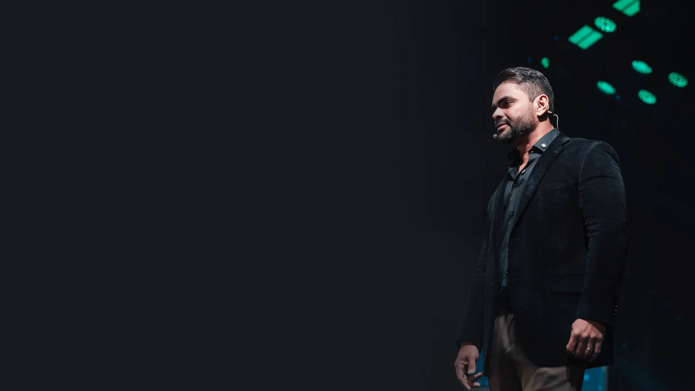 Leonardo Soares no palco do LTX Summit