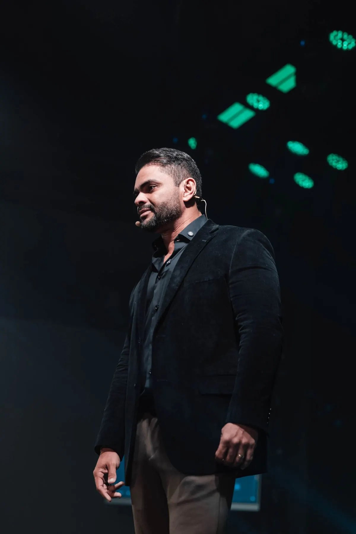 Leonardo Soares no palco do LTX Summit